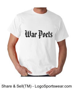 War Poets t-shirt Design Zoom